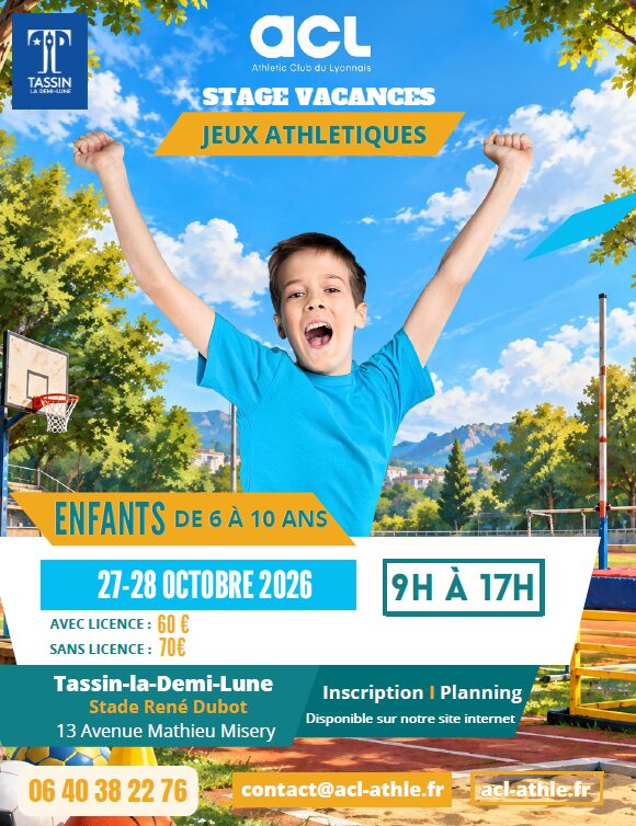 Affiche Stage Éveils Poussins ACL