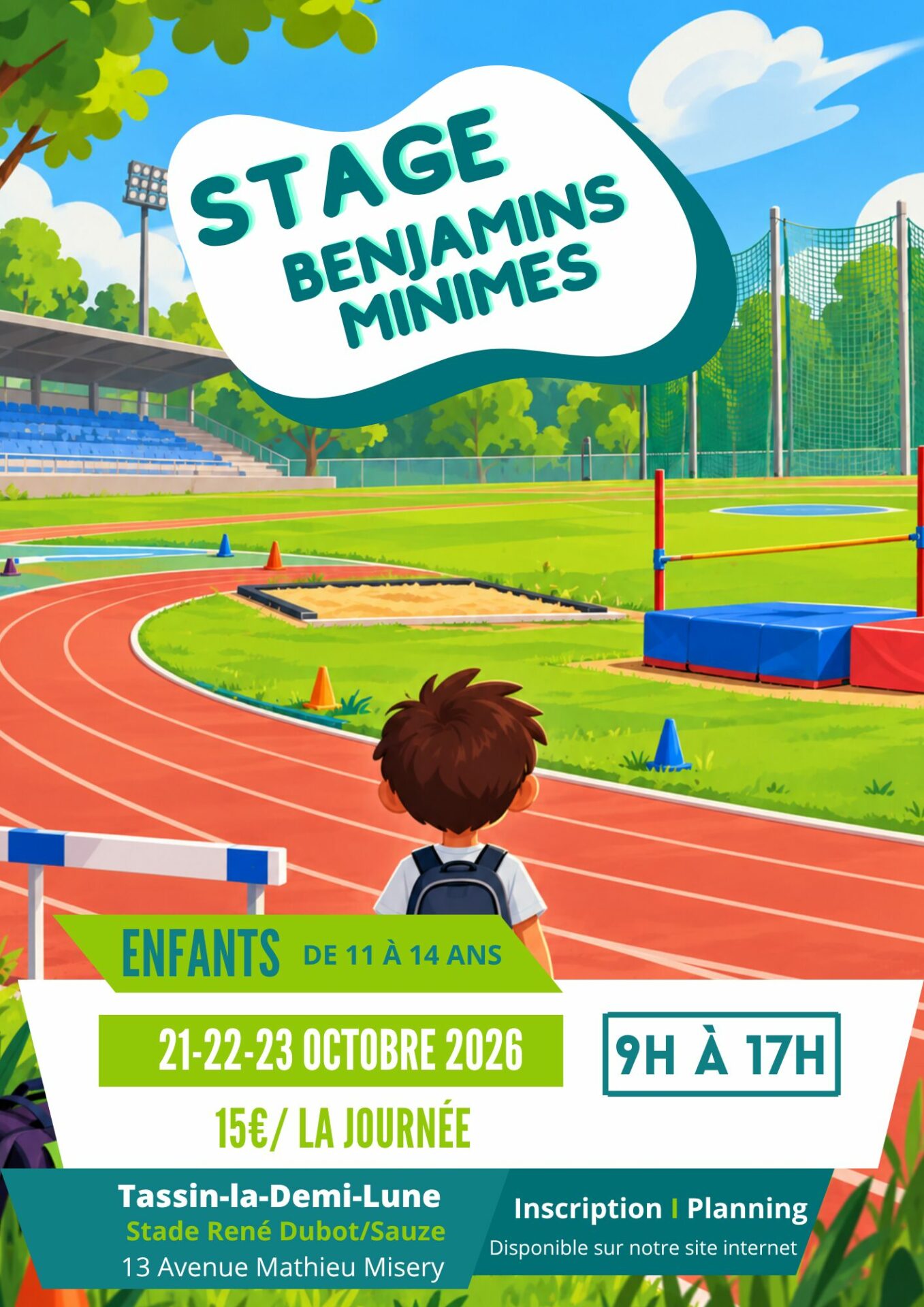 Affiche Stage U14-U16 ACL